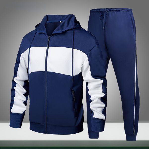 new men tracksuit casual outfit set autumn male jackets sweatpants two piece sets fleece streetwear sports suit patchwork, Gray
new men tracksuit casual outfit set autumn male jackets sweatpants two piece sets fleece streetwear sports suit patchwork, Gray