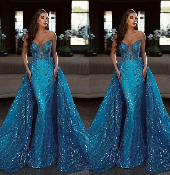 sparking strapless mermaid prom dresses sequined lace sleeveless party dresses with overskirts custom made evening dress, Black;red
sparking strapless mermaid prom dresses sequined lace sleeveless party dresses with overskirts custom made evening dress, Black;red