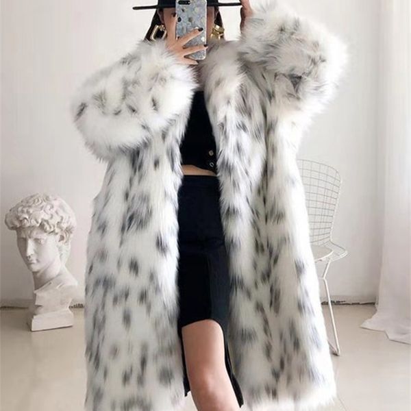 womens fur faux zadorin winter korean fashion fluffy warm jacket women lapel long elegant white leopard mink coat jackets 220926, Black
womens fur faux zadorin winter korean fashion fluffy warm jacket women lapel long elegant white leopard mink coat jackets 220926, Black