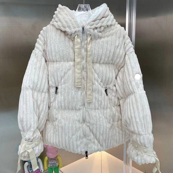 loire design women's down jacket embroidered badge doudoune femme thick striped corduroy warm winter woman coat, Black
loire design women's down jacket embroidered badge doudoune femme thick striped corduroy warm winter woman coat, Black