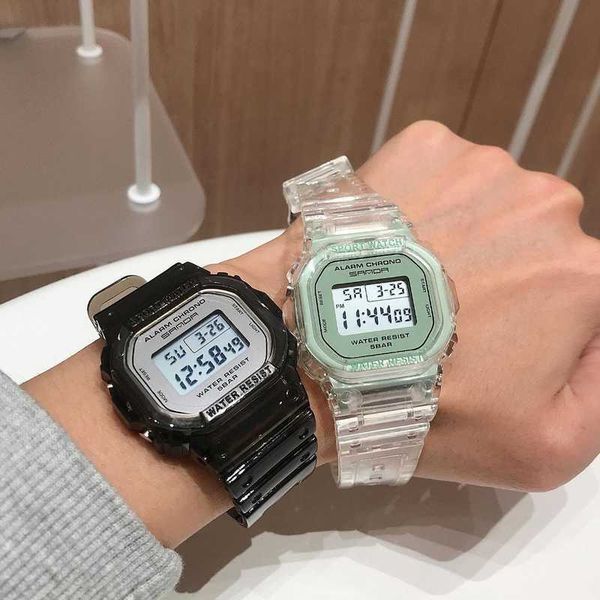 women's es new ins transparent led ladies sports waterproof candy multi-color student couple electronic watch gift 0926, Slivery;golden
women's es new ins transparent led ladies sports waterproof candy multi-color student couple electronic watch gift 0926, Slivery;golden