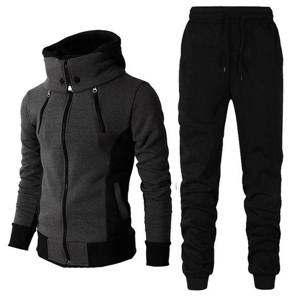 2022 men casual tracksuit spring new two piece sets men's sportswear jogger outfit set hoodies pants male sports suit clothing, Gray
2022 men casual tracksuit spring new two piece sets men's sportswear jogger outfit set hoodies pants male sports suit clothing, Gray