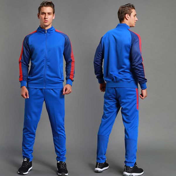 men s tracksuits men sport soccer sportswear tracksuit jacket football training suit autumn winter spring long sleeve zipper and pants 2pcs, Gray
men s tracksuits men sport soccer sportswear tracksuit jacket football training suit autumn winter spring long sleeve zipper and pants 2pcs, Gray