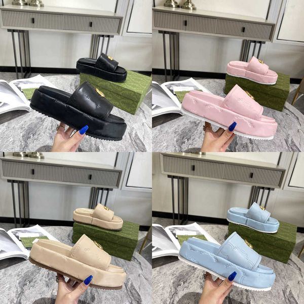 designer slippers women interlocking g buckle platform slippers lambskin classics slides solid color flip flops women's rubber sole san, Black
designer slippers women interlocking g buckle platform slippers lambskin classics slides solid color flip flops women's rubber sole san, Black