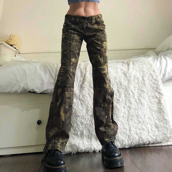 women's pants capris 2022 new american-style camouflage overalls women's low-waist casual pants pockets split leg length straight, Black;white
women's pants capris 2022 new american-style camouflage overalls women's low-waist casual pants pockets split leg length straight, Black;white