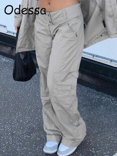 women's pants capris odessa vintage grey straight wide leg cargo pants women casual low waisted streetwear pockets baggy denim trousers, Black;white
women's pants capris odessa vintage grey straight wide leg cargo pants women casual low waisted streetwear pockets baggy denim trousers, Black;white