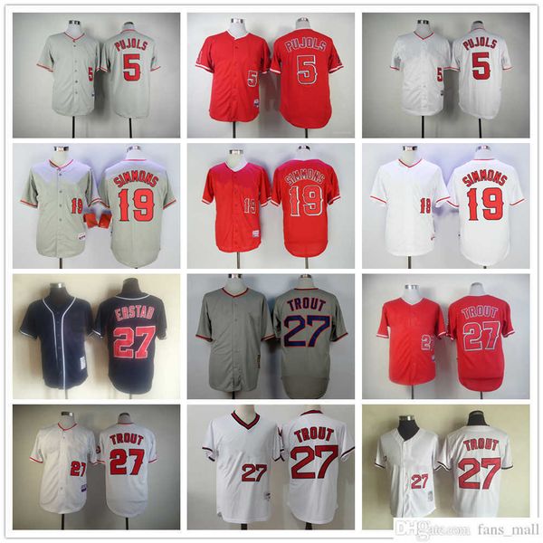 mitchell and ness vintage baseball 27 mike trout jerseys ncaa stitched 19 andrelton simmons 5 albert pujols jersey breathable sport red gray, Black
mitchell and ness vintage baseball 27 mike trout jerseys ncaa stitched 19 andrelton simmons 5 albert pujols jersey breathable sport red gray, Black
