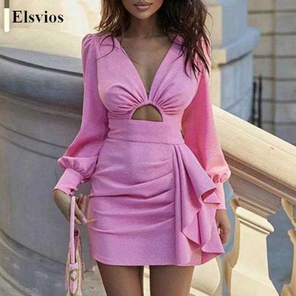 casual dresses v neck hollow out bodycon party dress women fashion ruffle slim office lady dress elegant long sleeve solid mini dress 2022 t, Black;gray
casual dresses v neck hollow out bodycon party dress women fashion ruffle slim office lady dress elegant long sleeve solid mini dress 2022 t, Black;gray