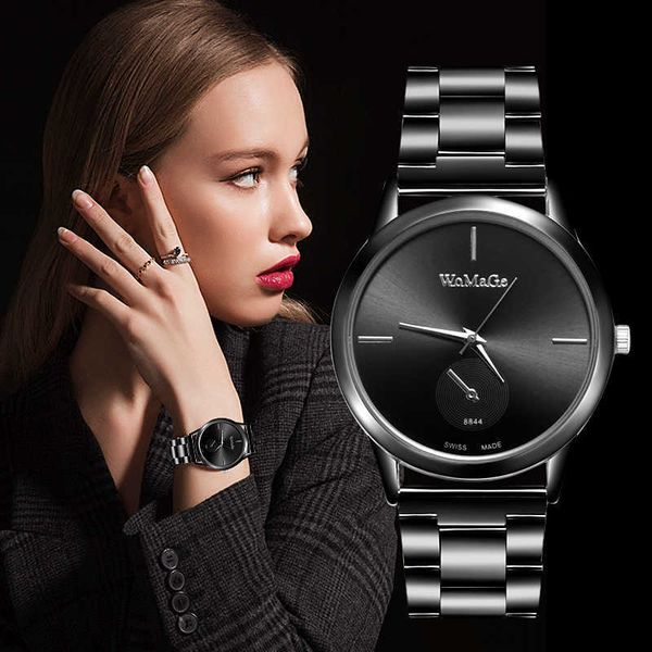 women's womage women watches relogio feminino luxury quartz watch full stainless steel female mujer wristwatch ladies bayan kol saati 0, Slivery;golden
women's womage women watches relogio feminino luxury quartz watch full stainless steel female mujer wristwatch ladies bayan kol saati 0, Slivery;golden