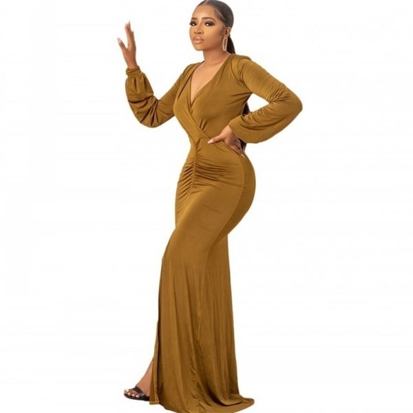 ethnic clothing long african dresses for women v neck lantern sleeve robes fashion solid color slim draped maxi dress vestidos 220924, Red
ethnic clothing long african dresses for women v neck lantern sleeve robes fashion solid color slim draped maxi dress vestidos 220924, Red