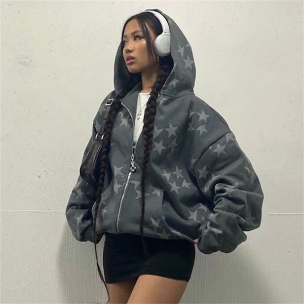 women's hoodies sweatshirts vintage star graphic hoodies jacket y2k oversized long sleeve sweatshirt streetwear print pocket zipper hoo, Black
women's hoodies sweatshirts vintage star graphic hoodies jacket y2k oversized long sleeve sweatshirt streetwear print pocket zipper hoo, Black