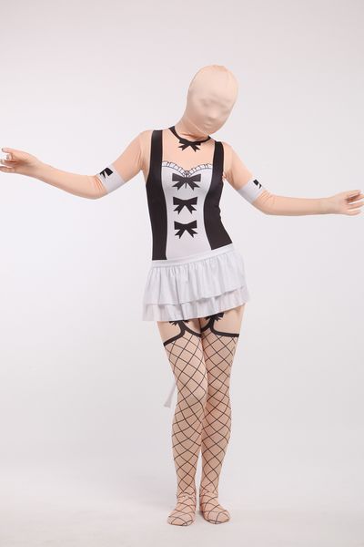 maid in flesh-colored stockings cosplay catsuit costume full body zentai suit stage costumes club party jumpsuit, Black
maid in flesh-colored stockings cosplay catsuit costume full body zentai suit stage costumes club party jumpsuit, Black