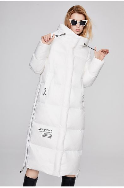 winter outdoor leisure womens down jacket thick and long warm and windproof hooded comfortable loose women coat, Black
winter outdoor leisure womens down jacket thick and long warm and windproof hooded comfortable loose women coat, Black