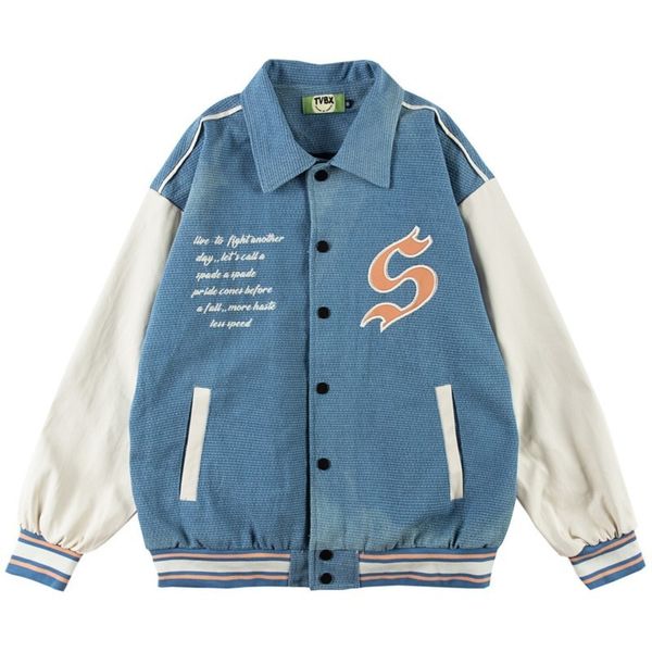 men's jackets gtdom korean style fashion embroidery letters garment autumn and winter man loose lapel colour matching casual 220927, Black;brown
men's jackets gtdom korean style fashion embroidery letters garment autumn and winter man loose lapel colour matching casual 220927, Black;brown