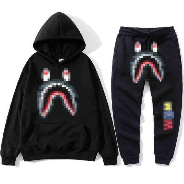 shark hoodies sweater shark suit men's spring 2022 cartoon printing trend hooded tide brand loose clothes sports pants men, Black;brown
shark hoodies sweater shark suit men's spring 2022 cartoon printing trend hooded tide brand loose clothes sports pants men, Black;brown