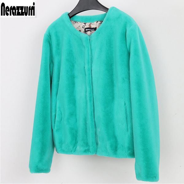 womens fur faux fur nerazzurri winter short soft warm soft faux fur jacket women long sleeve colored fluffy coat casual korean fashion cloth, Black
womens fur faux fur nerazzurri winter short soft warm soft faux fur jacket women long sleeve colored fluffy coat casual korean fashion cloth, Black