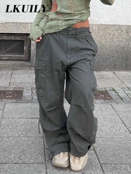women's pants capris vintage cargo pants baggy jeans women fashion 90s streetwear pockets overalls armygreen high waist loose y2k denim, Black;white
women's pants capris vintage cargo pants baggy jeans women fashion 90s streetwear pockets overalls armygreen high waist loose y2k denim, Black;white