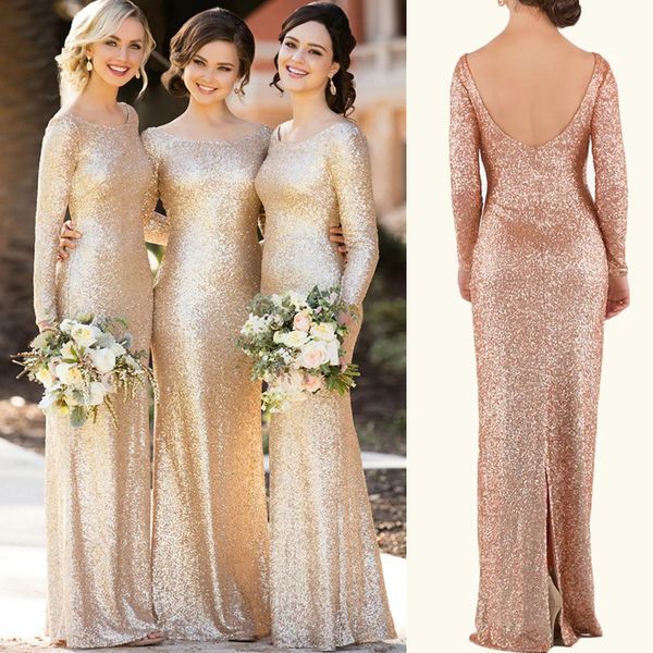 scoop neck sequined lace bridesmaid dresses long sleeves floor length bohemian country mermaid junior maid of honor wedding party dress, White;pink
scoop neck sequined lace bridesmaid dresses long sleeves floor length bohemian country mermaid junior maid of honor wedding party dress, White;pink