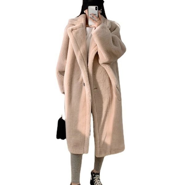 womens fur faux teddy bear sheep shearling haining coat real wool suit collar korean version long lamb jacket feminina 220927, Black
womens fur faux teddy bear sheep shearling haining coat real wool suit collar korean version long lamb jacket feminina 220927, Black