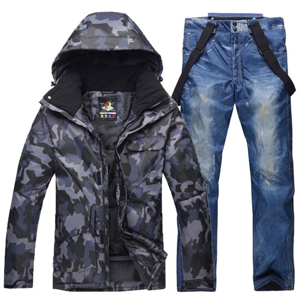 men s tracksuits winter men camouflage ski suit warm windproof waterproof ing suits male outdoor sport snowboarding set jacket pants 220926, Gray
men s tracksuits winter men camouflage ski suit warm windproof waterproof ing suits male outdoor sport snowboarding set jacket pants 220926, Gray