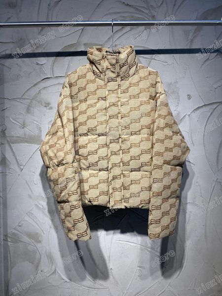 xinxinbuy men designer coat down jacket short double letter jacquard fabric long sleeve women khaki s-xl, Black;brown
xinxinbuy men designer coat down jacket short double letter jacquard fabric long sleeve women khaki s-xl, Black;brown