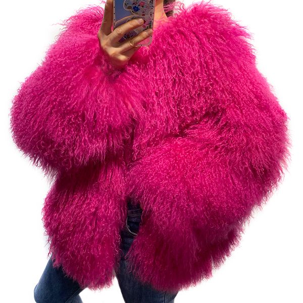 women s fur faux yoloagain winter autumn fashion real jacket women mongolia sheep coat 220926, Black
women s fur faux yoloagain winter autumn fashion real jacket women mongolia sheep coat 220926, Black