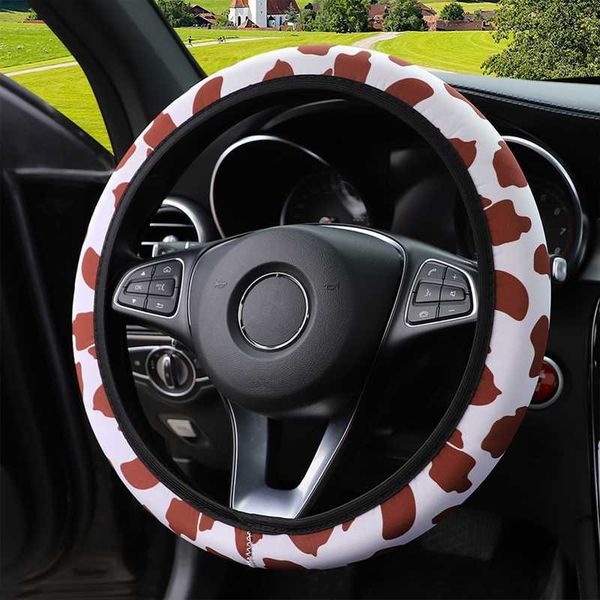 new universal cow pattern car steering wheel cover car-styling anti-slip protective case for auto interior decoration supplies
new universal cow pattern car steering wheel cover car-styling anti-slip protective case for auto interior decoration supplies