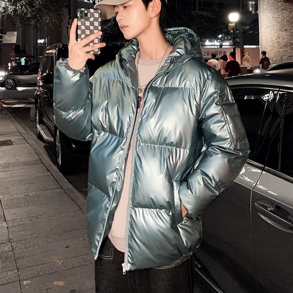 men's down parkas winter solid color parka men thick hooded jacket warm harajuku coat male casual zipper jackets windproof outwear 2209, Black
men's down parkas winter solid color parka men thick hooded jacket warm harajuku coat male casual zipper jackets windproof outwear 2209, Black