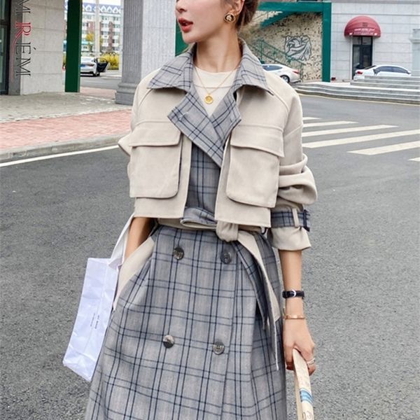 women's trench coats women pokets ajustable plaid long trench lapel long sleeve fit windbreaker fashion autumn winter 220924, Tan;black
women's trench coats women pokets ajustable plaid long trench lapel long sleeve fit windbreaker fashion autumn winter 220924, Tan;black