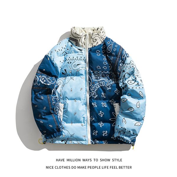 men's down parkas arrival winter thick warm patchwork bandanna man baseball bomber jacket women varsity coat streetwear puffer 220927, Black
men's down parkas arrival winter thick warm patchwork bandanna man baseball bomber jacket women varsity coat streetwear puffer 220927, Black