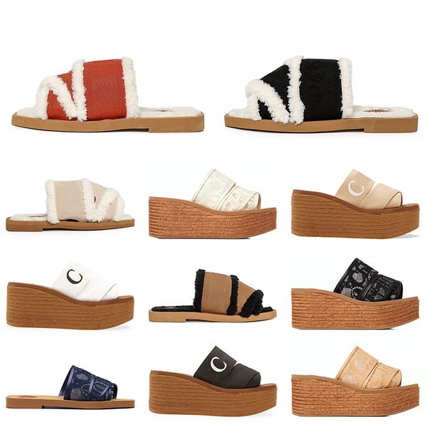 wholesale women ladies luxury fashion slippers fur canvas slides designer shoes straw platform rubber sandals ch mules loe flat casual sneak, Black
wholesale women ladies luxury fashion slippers fur canvas slides designer shoes straw platform rubber sandals ch mules loe flat casual sneak, Black