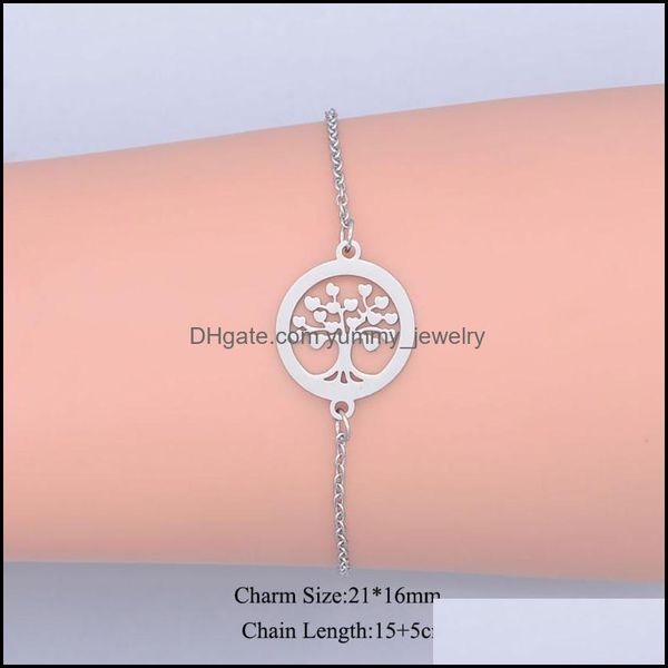 link chain link chain 100% stainless steel dainty wishing tree charm bracelet for women wholesale oem jewelry order ac yummyjewelry dhdgz, Black
link chain link chain 100% stainless steel dainty wishing tree charm bracelet for women wholesale oem jewelry order ac yummyjewelry dhdgz, Black