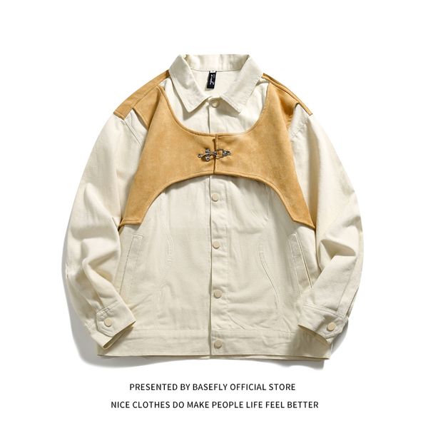 men's jackets good quality cotton retro vintage patchwork college student men denim jean jacket women varsity coat shirt casual couple, Black;brown
men's jackets good quality cotton retro vintage patchwork college student men denim jean jacket women varsity coat shirt casual couple, Black;brown