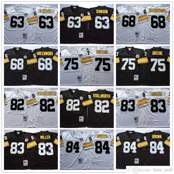mitchell and ness vintage football 84 antonio brown jerseys stitched 75 joe greene 83 heath miller 82 john stallworth 68 lc greenwood 63 der, Black;red
mitchell and ness vintage football 84 antonio brown jerseys stitched 75 joe greene 83 heath miller 82 john stallworth 68 lc greenwood 63 der, Black;red