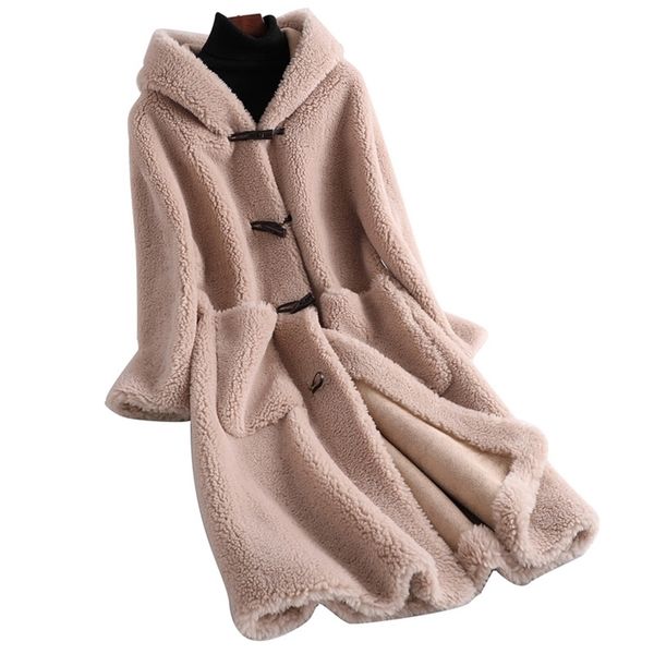 womens jackets autumn winter fashion lamb wool fur jacket sheep shearing loarm outerwear long fur coat women hooded winter coat 220926, Black;brown
womens jackets autumn winter fashion lamb wool fur jacket sheep shearing loarm outerwear long fur coat women hooded winter coat 220926, Black;brown
