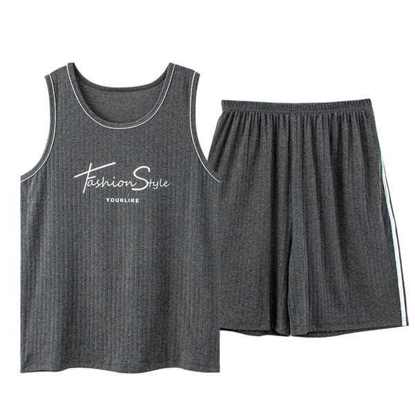 men's sleepwear style men's pajamas set summer thin cotton male pajamas sets vest sleepwear sleeveless shorts 2pcsset lxxxxl 2209, Black;brown
men's sleepwear style men's pajamas set summer thin cotton male pajamas sets vest sleepwear sleeveless shorts 2pcsset lxxxxl 2209, Black;brown