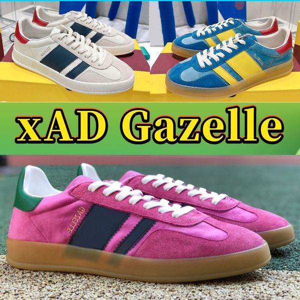 2022 designer xad gazelle sneaker men running shoes blue silk green pink red velvet white suede beige ebony canvas luxury mens womens sneake
2022 designer xad gazelle sneaker men running shoes blue silk green pink red velvet white suede beige ebony canvas luxury mens womens sneake