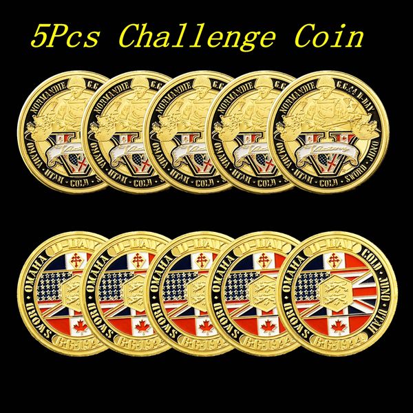 5pcs 70th anniversary battle normandy medal craft of gilded military challenge us coins
5pcs 70th anniversary battle normandy medal craft of gilded military challenge us coins
