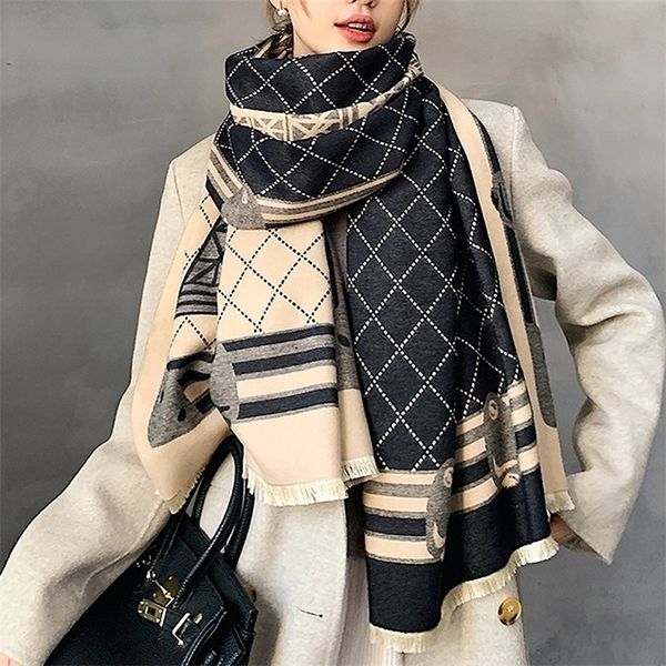 scarves 2022 luxury cashmere winter scarf women thick shawls pashmina foulard female warm blanket wraps for lady design print 220927, Blue;gray
scarves 2022 luxury cashmere winter scarf women thick shawls pashmina foulard female warm blanket wraps for lady design print 220927, Blue;gray