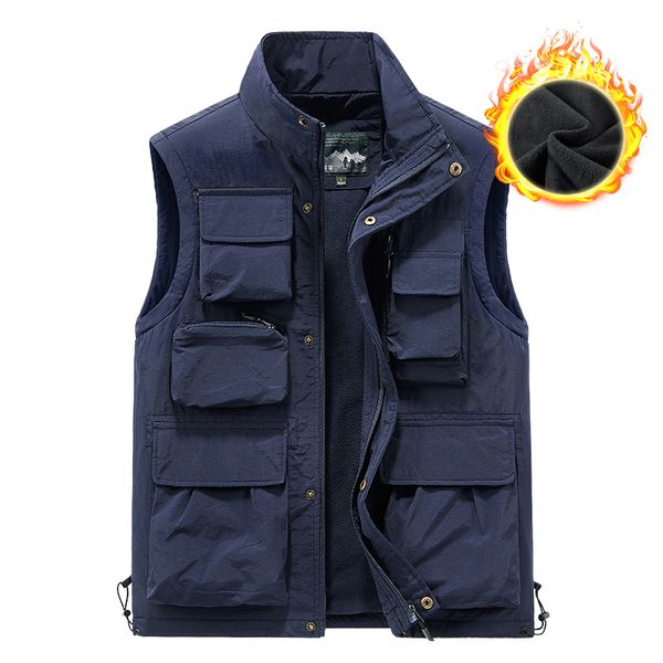 men s vests autumn winter men fleece warm vest with many pockets male casual thick multi pocket waistcoat p ographer sleeveless jacke 220926, Black;white
men s vests autumn winter men fleece warm vest with many pockets male casual thick multi pocket waistcoat p ographer sleeveless jacke 220926, Black;white