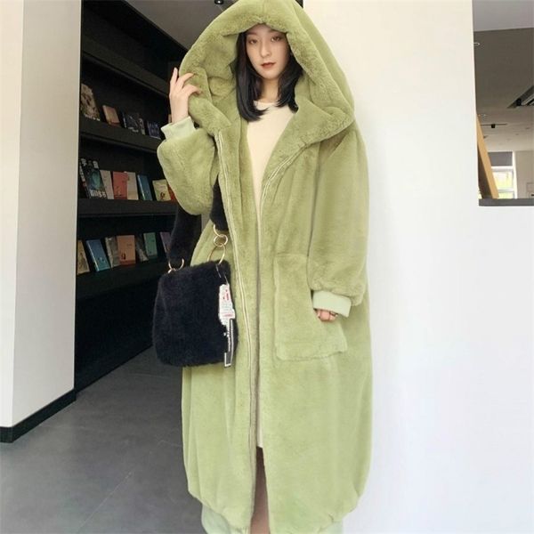 womens wool blends casual luxury long oversize loose autumn winter faux fur coat women hooded fur jacket female thick warm plush outwear d00, Black
womens wool blends casual luxury long oversize loose autumn winter faux fur coat women hooded fur jacket female thick warm plush outwear d00, Black