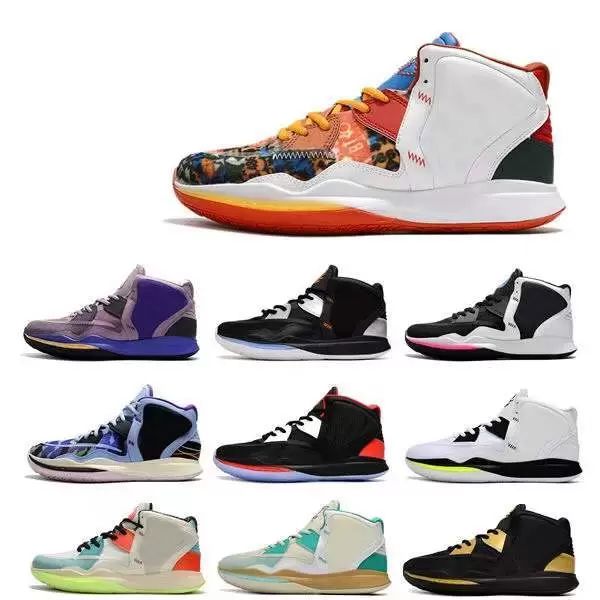 Men Basketball Shoe 8 VIII High Quality Sneakers Green red black Sneaker Irving Sports Shoes Size 40-46, Gold
Men Basketball Shoe 8 VIII High Quality Sneakers Green red black Sneaker Irving Sports Shoes Size 40-46, Gold