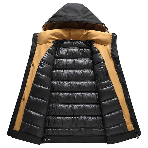 men's down parkas oversized 6xl 8xl 10xl 20 degrees winter men thick parka casual jacket outwear windproof thicken warm hooded male coa, Black
men's down parkas oversized 6xl 8xl 10xl 20 degrees winter men thick parka casual jacket outwear windproof thicken warm hooded male coa, Black