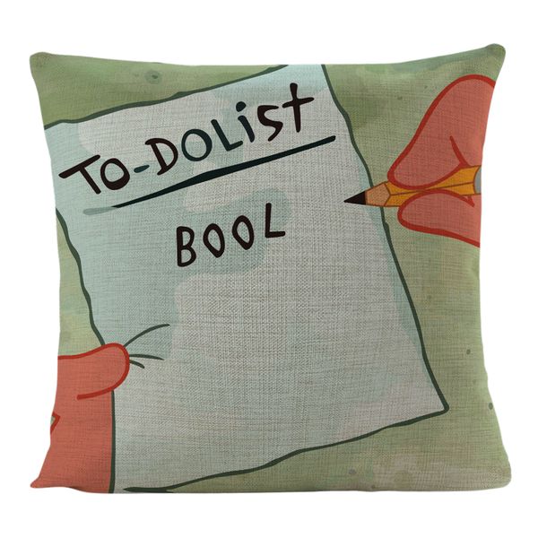 to do list bool flag throwpillow cover 45x45cm personalized cushion pillowcase for decorative couch cushion pillow
to do list bool flag throwpillow cover 45x45cm personalized cushion pillowcase for decorative couch cushion pillow
