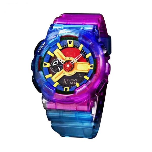 men's multifunctional waterproof 110 series led dual display casual sports watch electronic digital world clock full hand operation, Slivery;brown
men's multifunctional waterproof 110 series led dual display casual sports watch electronic digital world clock full hand operation, Slivery;brown