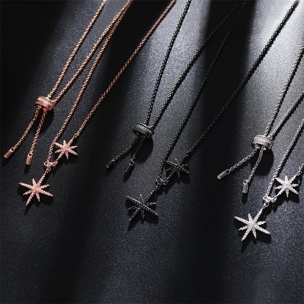 pendant necklaces fashion inlaid zircon double meteor elegant women's david star clavicle chain necklace collares zk30 220924, Silver
pendant necklaces fashion inlaid zircon double meteor elegant women's david star clavicle chain necklace collares zk30 220924, Silver