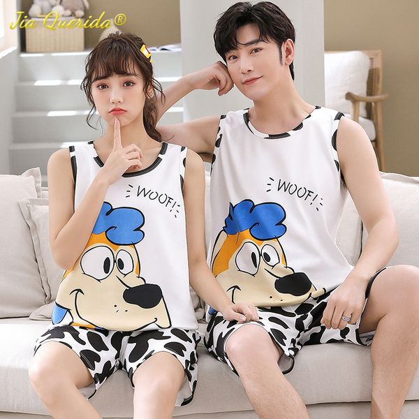 men's sleepwear trendy summer couple's pajamas knitted cotton cartoon spotty dog printing his and hers clothes big size 4xl leisur, Black;brown
men's sleepwear trendy summer couple's pajamas knitted cotton cartoon spotty dog printing his and hers clothes big size 4xl leisur, Black;brown