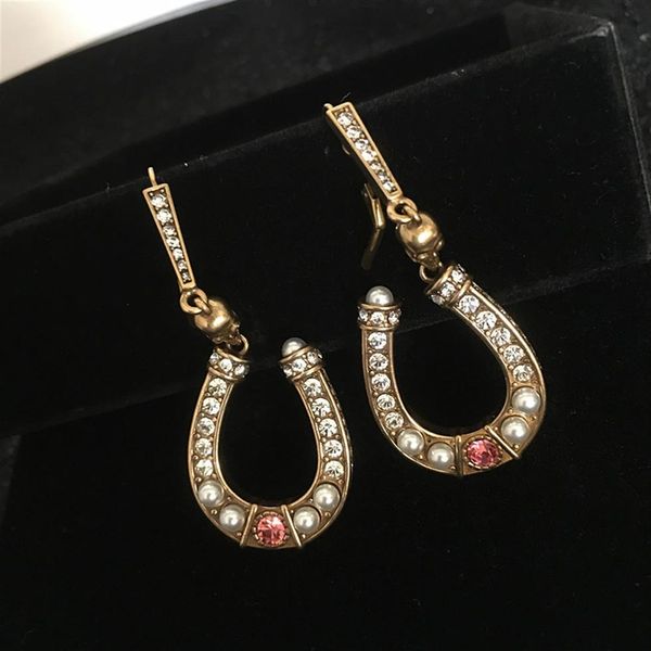 new designed u shape half round stud earrings retro bronze pearl diamonds earring celebrity female women punk personality earrings250z, Golden;silver
new designed u shape half round stud earrings retro bronze pearl diamonds earring celebrity female women punk personality earrings250z, Golden;silver
