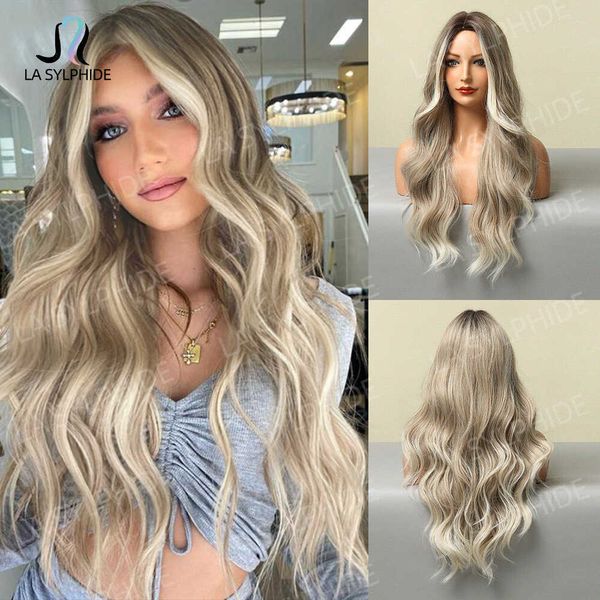 synthetic wigs medium long curly wigs smoke gray gradient golden wig female hair mechanism chemical fiber full head set 220927, Black
synthetic wigs medium long curly wigs smoke gray gradient golden wig female hair mechanism chemical fiber full head set 220927, Black