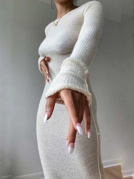 casual dresses wjfzqm new knitted bodycon dress fairy grunge casual fashion streetwear women autumn y2k solid o-neck long sleeve maxi dresse, Black;gray
casual dresses wjfzqm new knitted bodycon dress fairy grunge casual fashion streetwear women autumn y2k solid o-neck long sleeve maxi dresse, Black;gray